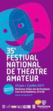 35ème Festival National de Théâtre Amateur @ Palais des Archevèques, Cour de la Madeleine | Narbonne | Occitanie | France