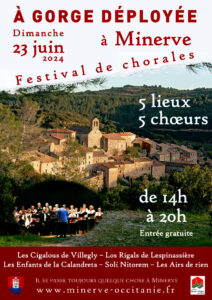 "A Gorge Déployée" - Festival de chorales à Minerve