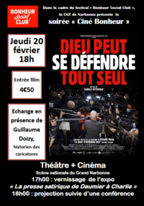 Narbonne : soirée "ciné bonheur" au programme "Dieu peut se défendre tout seul" @ Ciné Théâtre de Narbonne