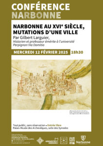 Conférence : Narbonne au 16ème siècle @ Salle des synodes