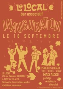 Narbonne : inauguration du bar associatif "Le Local"